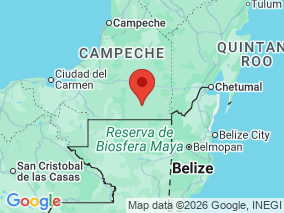 Map of Site Report: Calakmul, Mexico